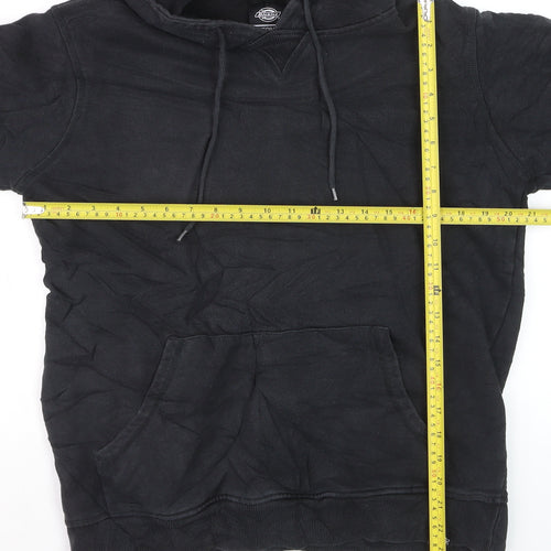 Dickies Men's Black Pullover Hoodie Medium Regular Fit Fleece
