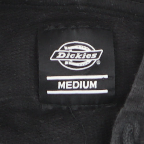 Dickies Men's Black Pullover Hoodie Medium Regular Fit Fleece