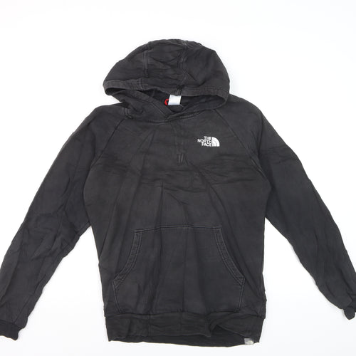 The North Face Men's Black Pullover Hoodie Size S Cotton Graphic