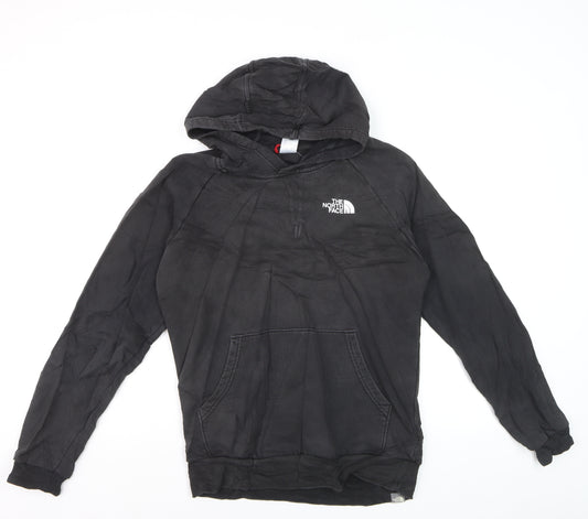 The North Face Men's Black Pullover Hoodie Size S Cotton Graphic