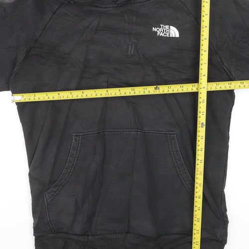 The North Face Men's Black Pullover Hoodie Size S Cotton Graphic
