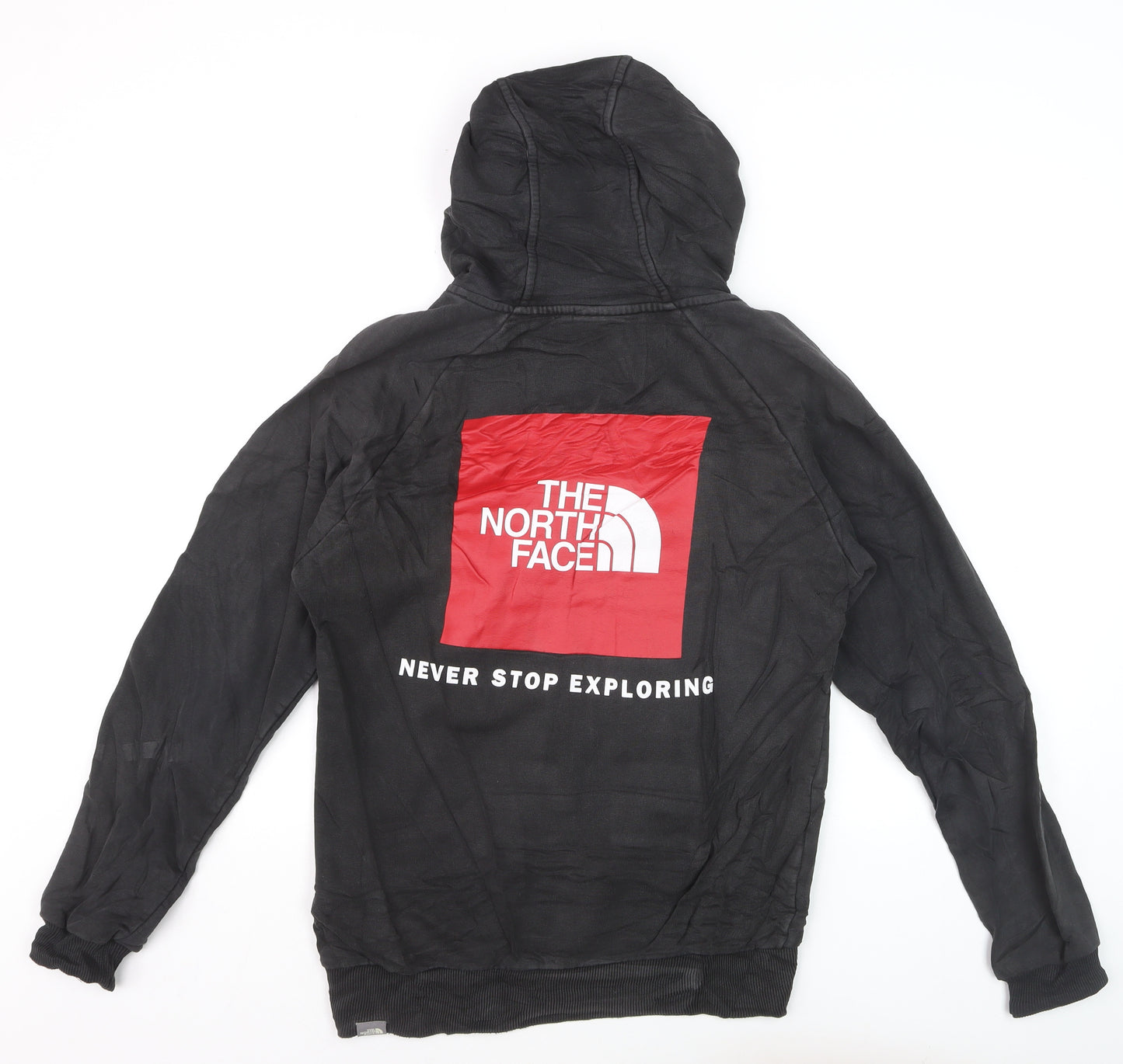 The North Face Men's Black Pullover Hoodie Size S Cotton Graphic