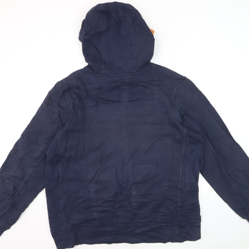 Canterbury Men’s Blue Pullover Hoodie XL Rugby Graphic Sportswear
