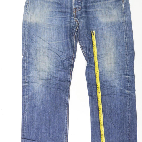 Levi’s 501 Men’s Blue Straight Jeans W36 L34 Denim Classic