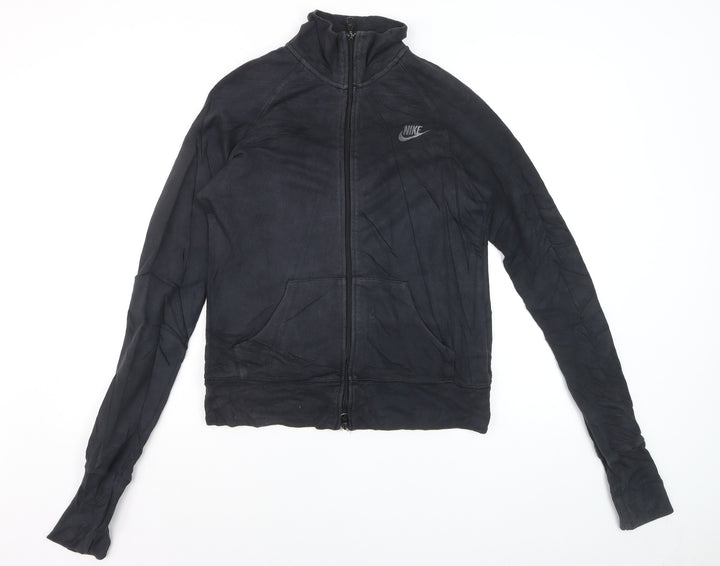 Nike Men's Black Full Zip Fleece Sweatshirt L Regular Sportswear