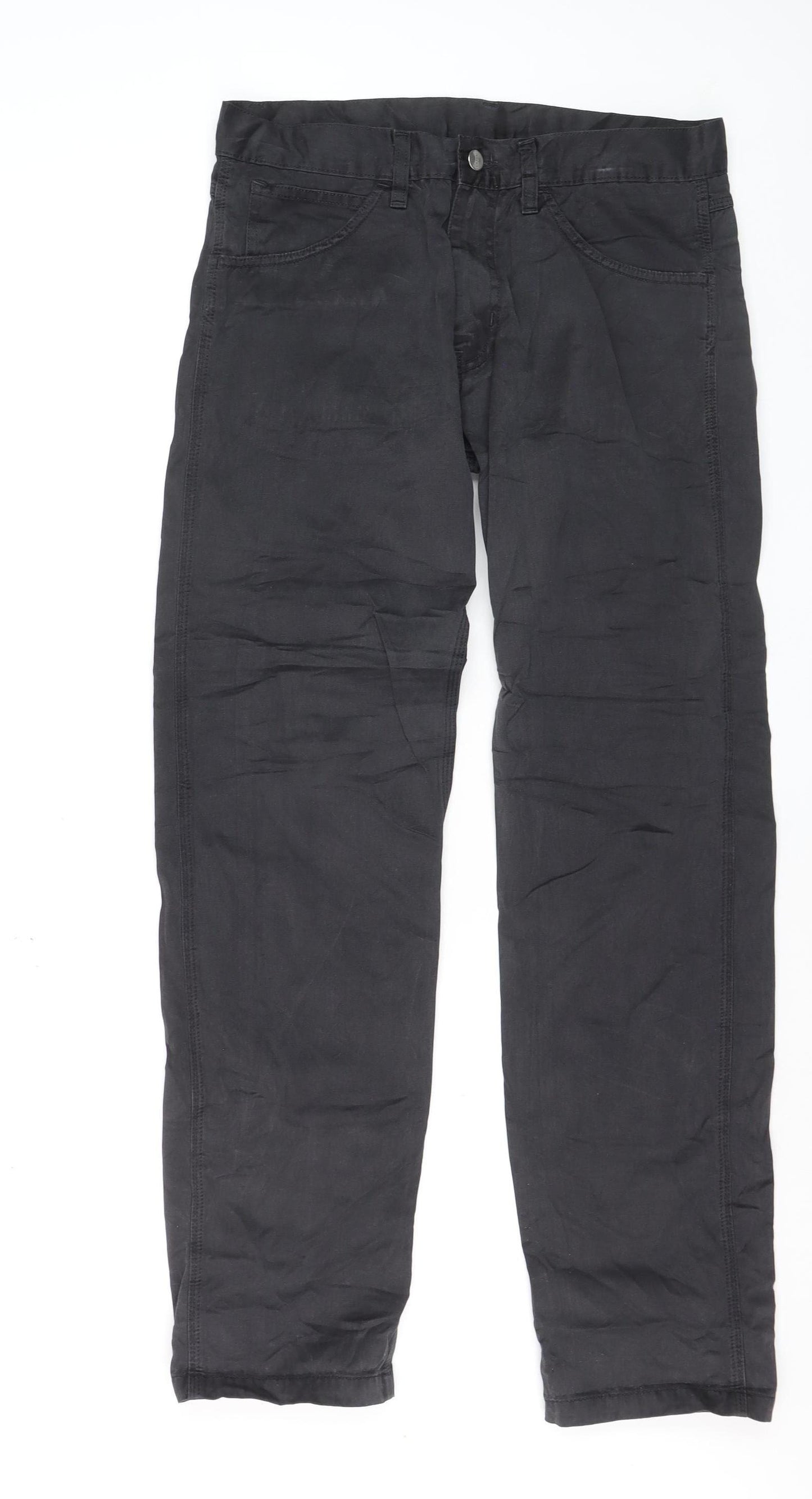 Carhartt Men's Black Skill Pant Chino Trousers 31x32 Regular Fit