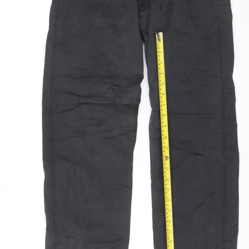 Carhartt Men's Black Skill Pant Chino Trousers 31x32 Regular Fit