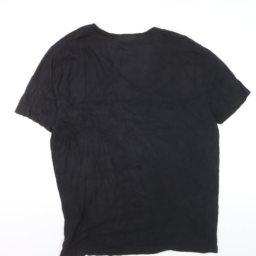 Nautica Men's Black XL Performance Crew Neck T-Shirt