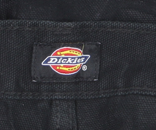 Dickies Men's Black Cotton Cargo Work Shorts Size 34 Regular Fit