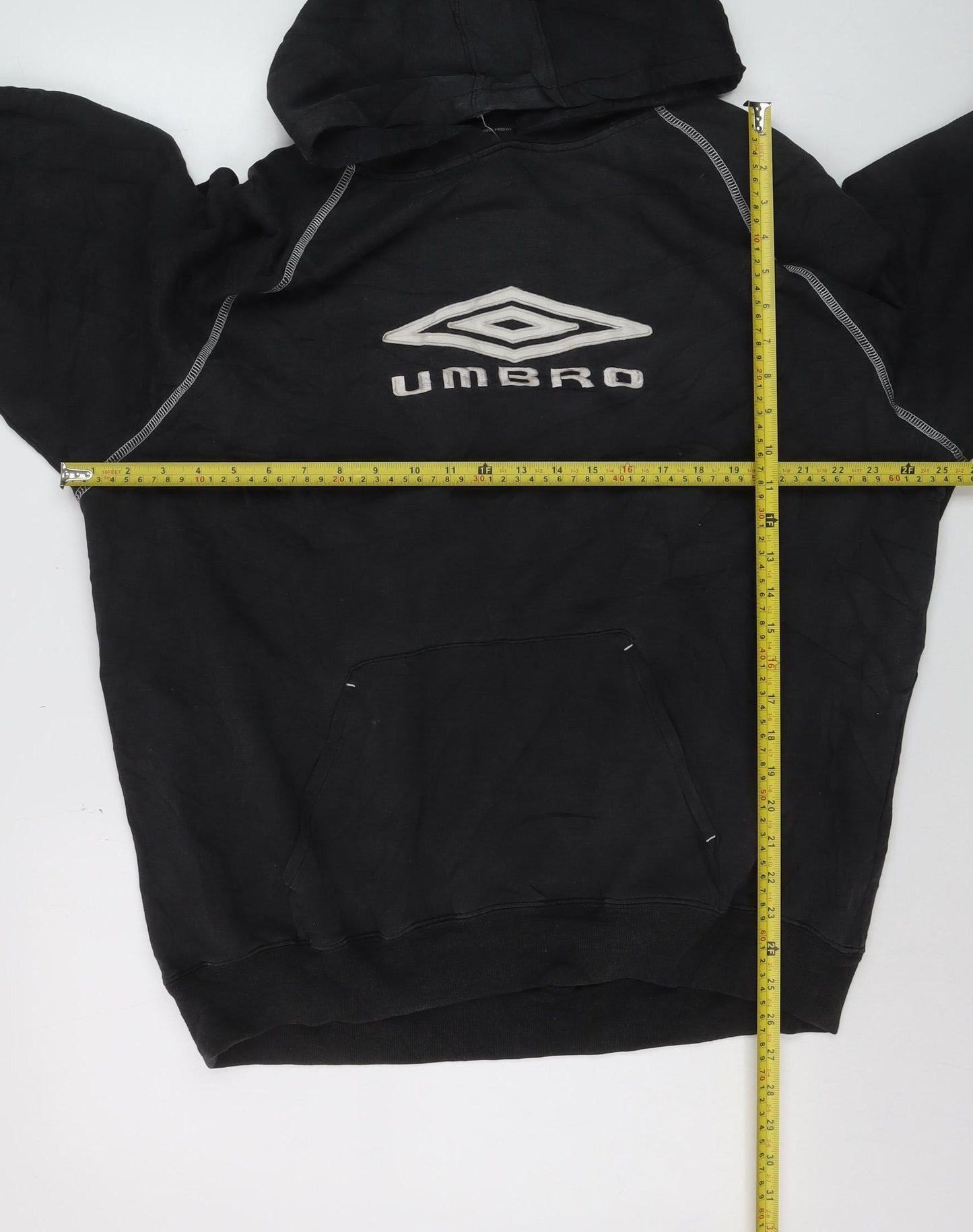 Umbro Men’s Black XL Pullover Hoodie Sports Logo Sweatshirt