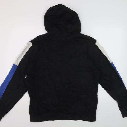 Umbro Men's Black Pullover Hoodie L Sports Style Graphic Print