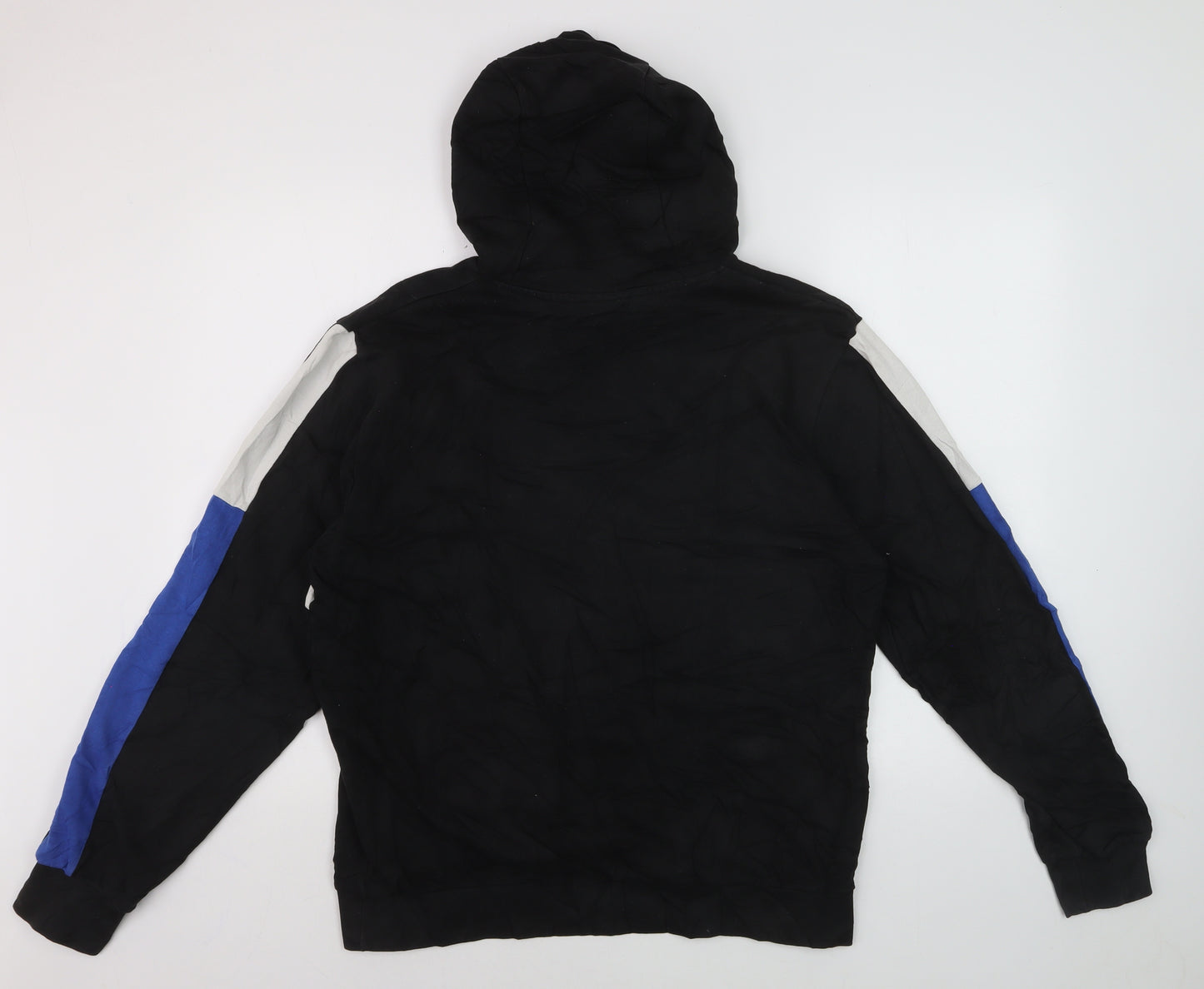 Umbro Men's Black Pullover Hoodie L Sports Style Graphic Print