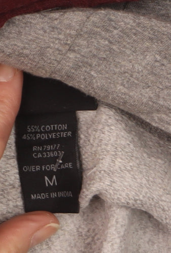 Hard Rock Cafe Manchester Men's Grey Pullover Hoodie M