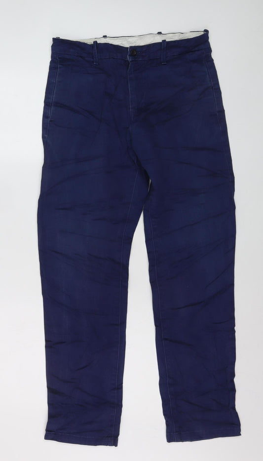 Levi's Men's Blue Chino Trousers 30x32 Slim Fit