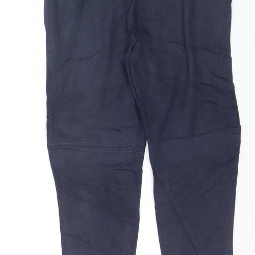 Champion Mens Blue L Jogger Trousers Fleece Regular Fit Activewear