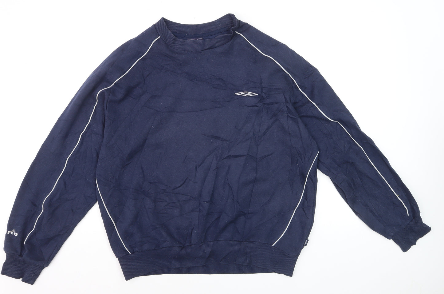 Umbro Men's Blue Pullover Crew Neck Sweatshirt Size L