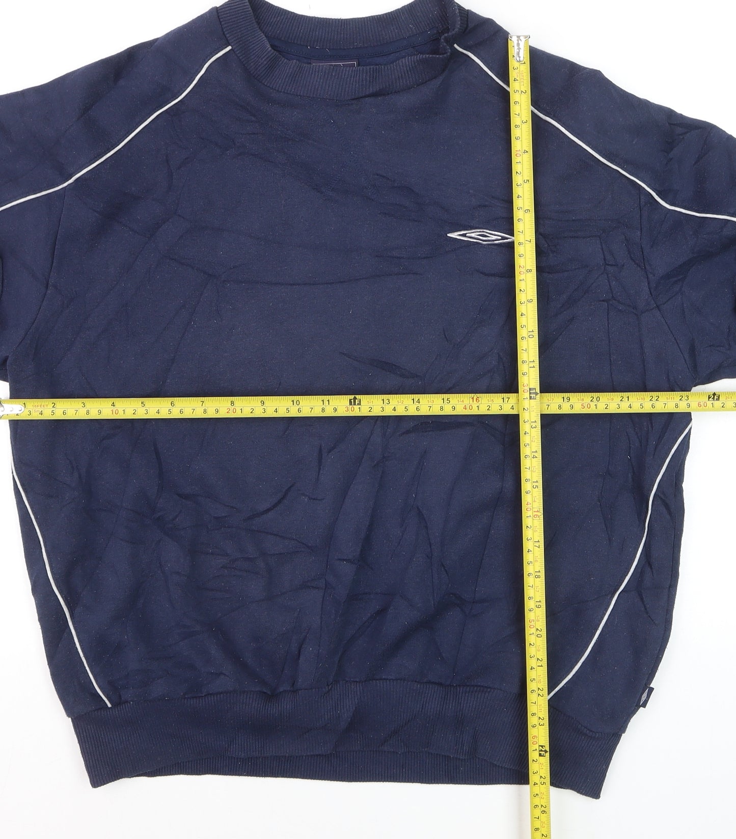 Umbro Men's Blue Pullover Crew Neck Sweatshirt Size L
