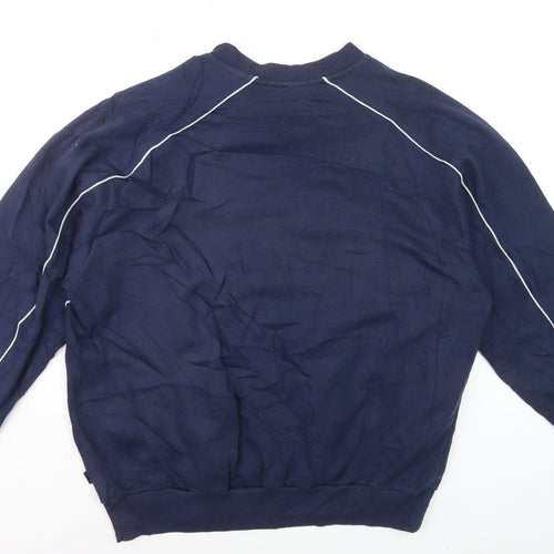 Umbro Men's Blue Pullover Crew Neck Sweatshirt Size L