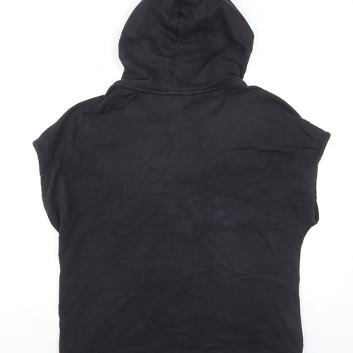 Adidas Men's Black Sleeveless Full Zip Hoodie Size M