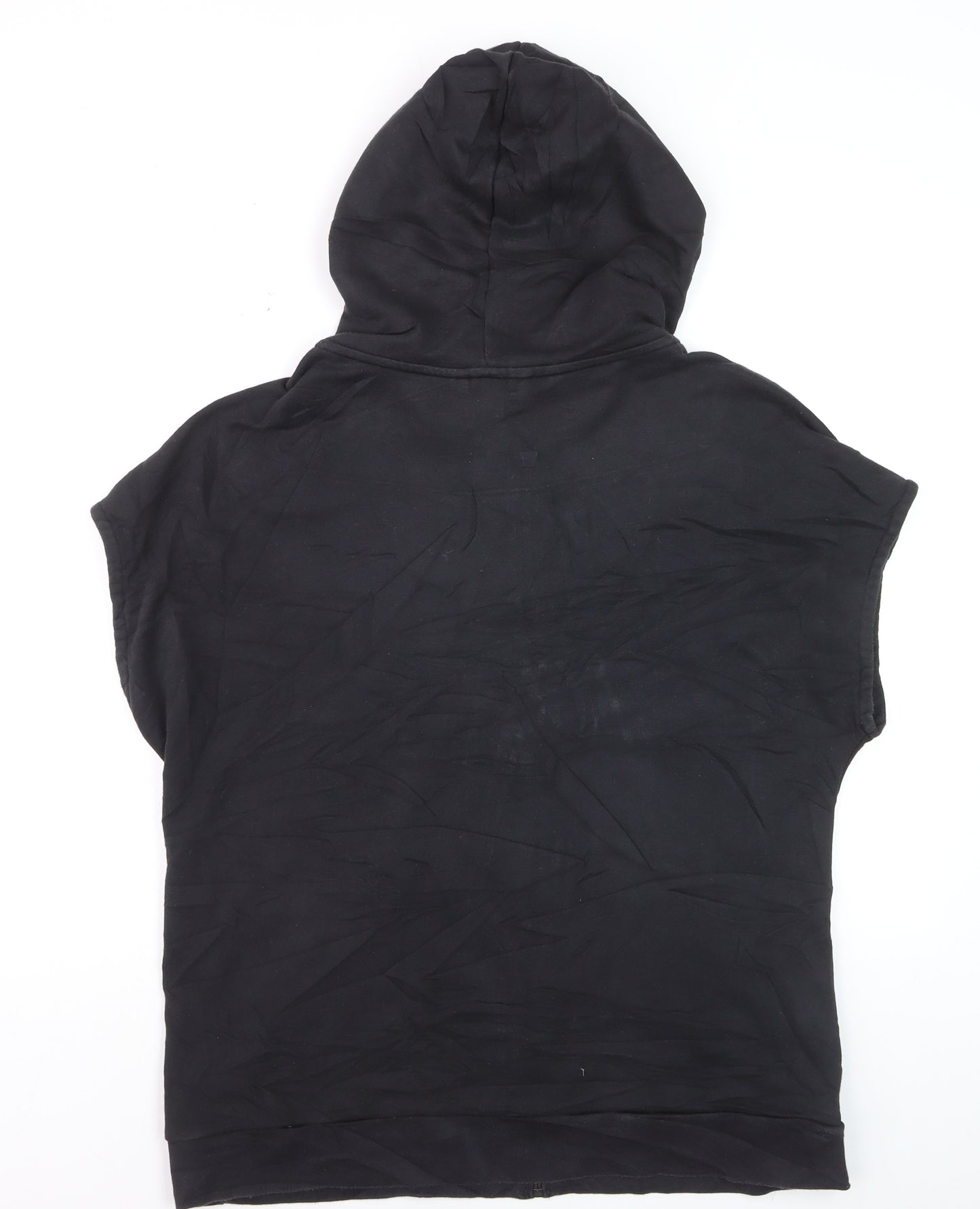 Adidas Men's Black Sleeveless Full Zip Hoodie Size M
