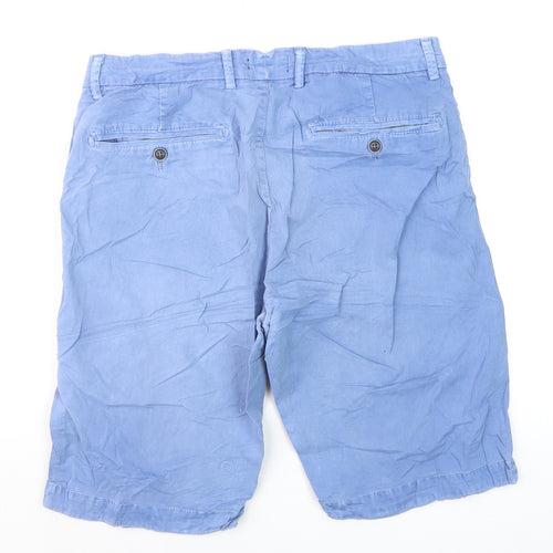 Polo Ralph Lauren Men's Blue Chino Shorts Size 32 with Embroidered Logo