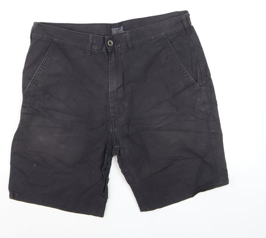 Levi Strauss & Co Men's Black Chino Shorts Size L W34 Regular Fit