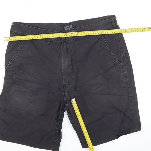 Levi Strauss & Co Men's Black Chino Shorts Size L W34 Regular Fit