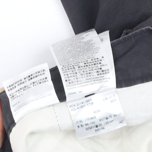 Levi Strauss & Co Men's Black Chino Shorts Size L W34 Regular Fit