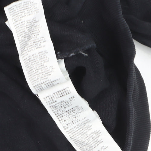 C.P. Company Men's Black Full Zip Hoodie Size S Lightweight Cotton