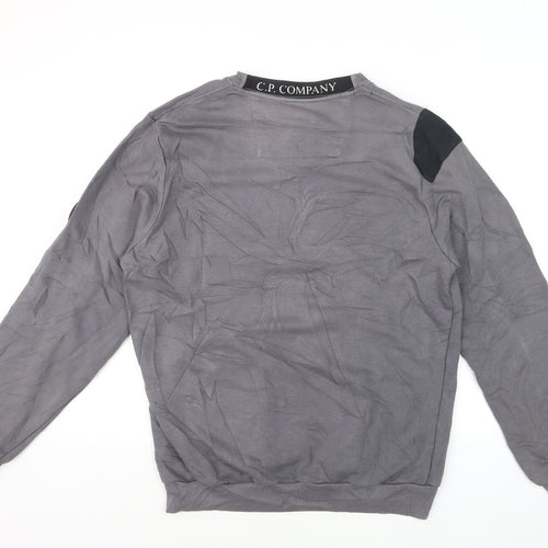 C.P. Company Mens Grey Crew Neck Sweatshirt XL Pullover Cotton Blend