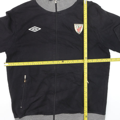 Umbro Men's Black Medium Athletic Club Bilbao Track Jacket