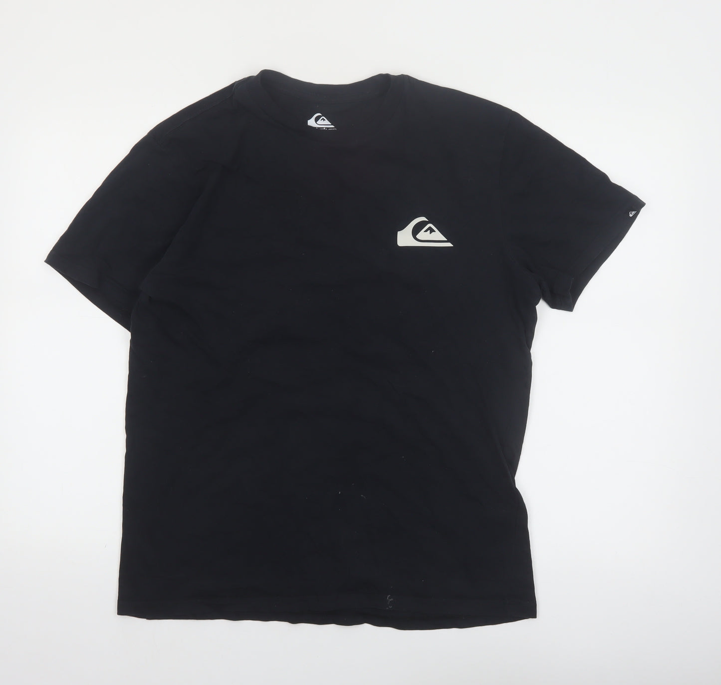 Quiksilver Men's Black Regular Fit Cotton Short Sleeve T-Shirt M