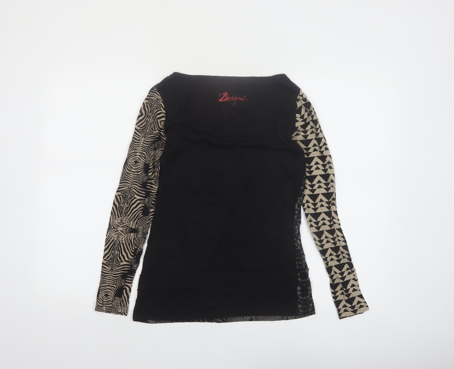 Desigual Women’s Multicoloured Long Sleeve Viscose Top S
