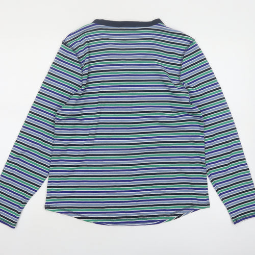 Marks and Spencer Women’s Multicoloured Long Sleeve Henley Top Size 18