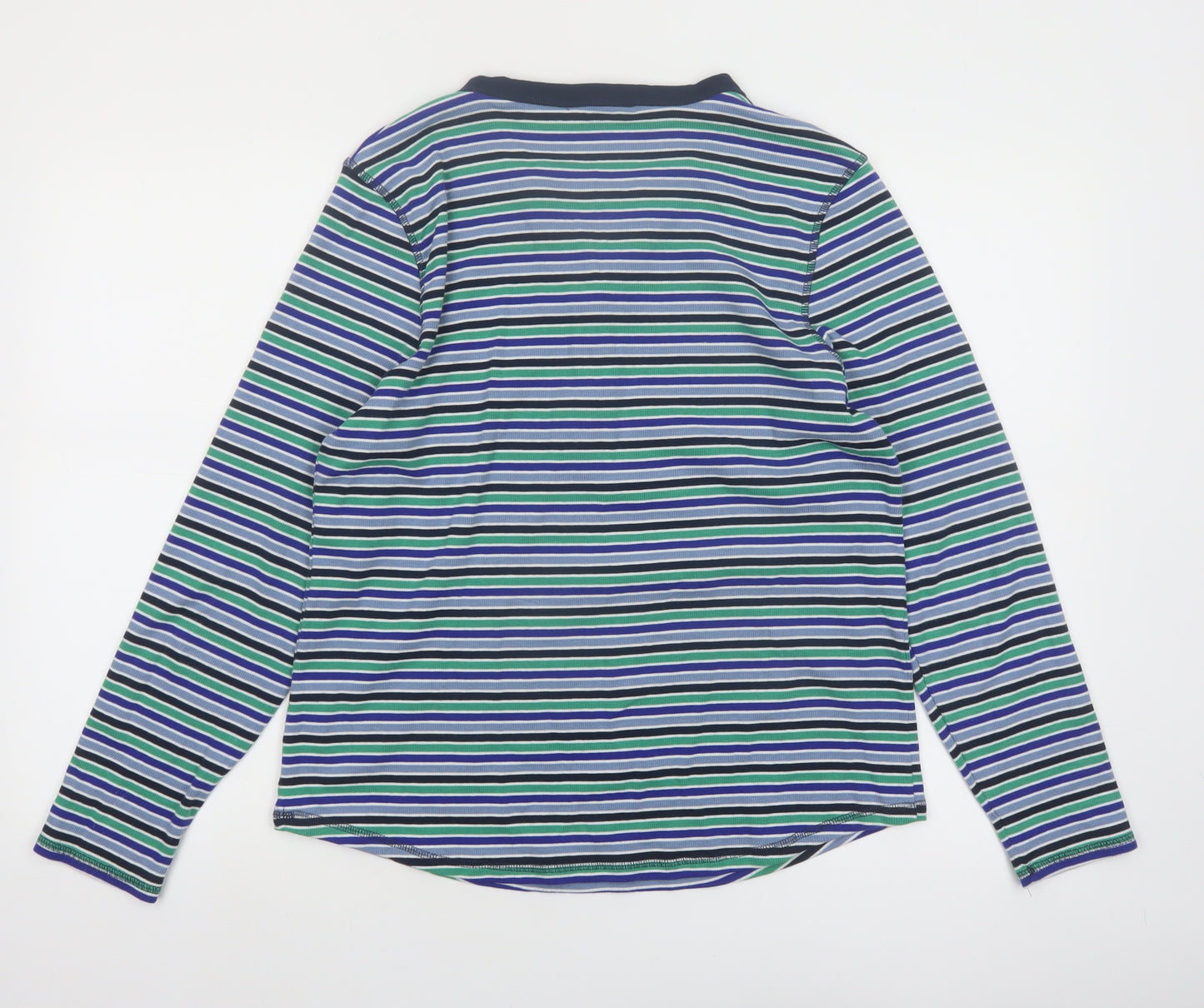 Marks and Spencer Women’s Multicoloured Long Sleeve Henley Top Size 18