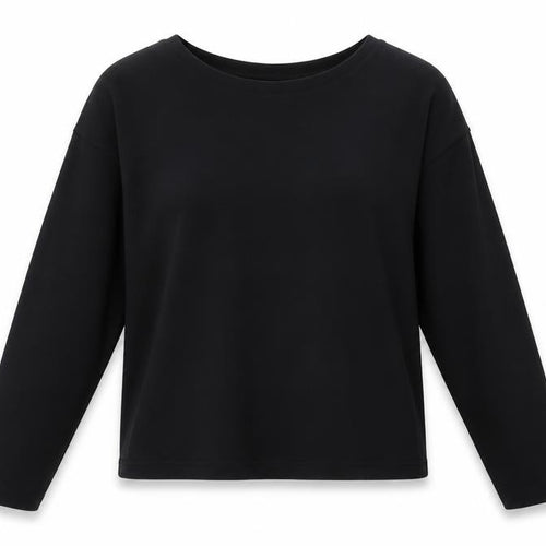 Wallis Women Black Size 14 Long Sleeve Basic Blouse