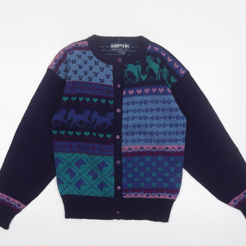 Kristin for Miller’s Women’s Multicoloured Wool Fair Isle Cardigan S
