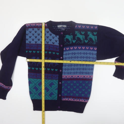 Kristin for Miller’s Women’s Multicoloured Wool Fair Isle Cardigan S