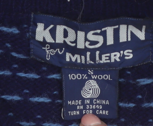 Kristin for Miller’s Women’s Multicoloured Wool Fair Isle Cardigan S