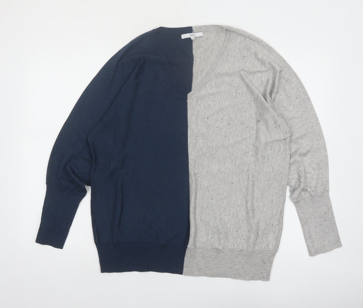 Next Men's Multicoloured V-Neck Pullover Jumper Size L