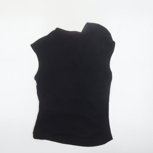 Marks and Spencer Women’s Black Wrap Sleeveless Blouse Size 12