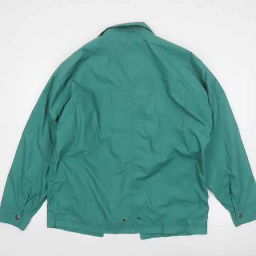 Chevrier Men's Green Mid-Length Casual Jacket Size M Classic Outdoor Style