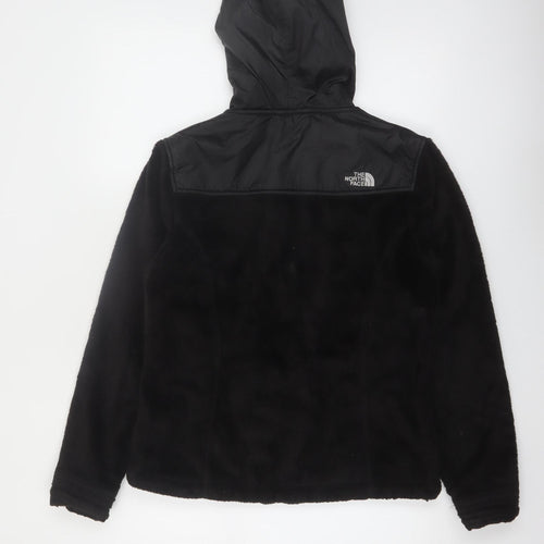 The North Face Women's Black Full Zip Hooded Fleece Jacket M