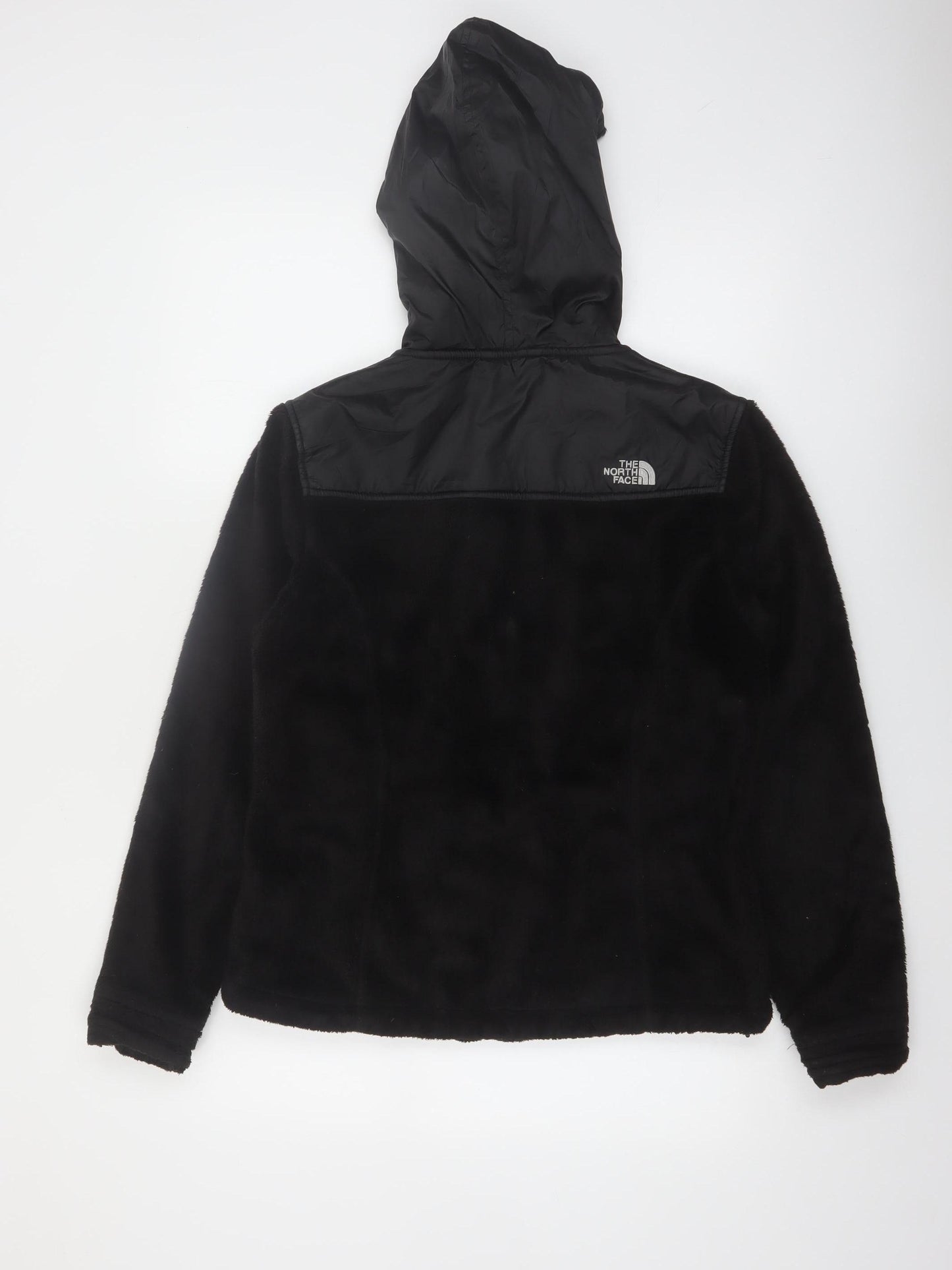 The North Face Women's Black Full Zip Hooded Fleece Jacket M