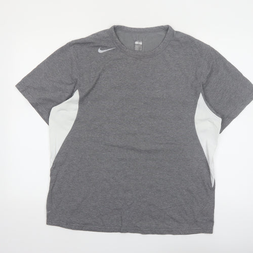 Nike Men's Grey XL FIT Dry Short Sleeve Sports T-Shirt