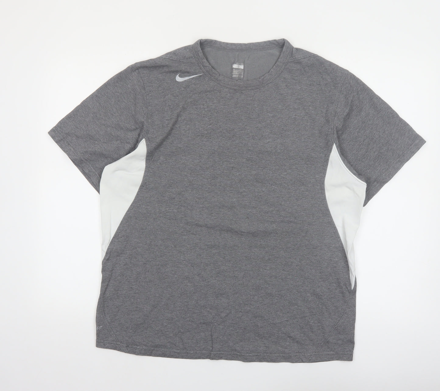 Nike Men's Grey XL FIT Dry Short Sleeve Sports T-Shirt