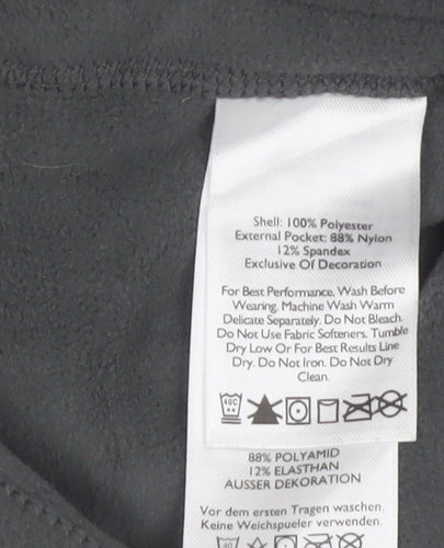 Eddie Bauer Men's Grey Fleece Full Zip Jacket Size L Outdoor Lightweight