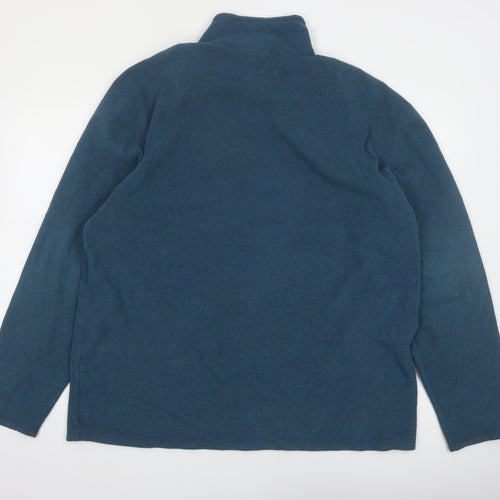 The North Face Men's Blue XL 1/4 Zip Fleece Pullover Sweatshirt