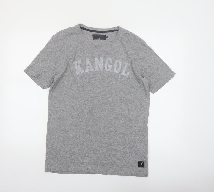 Kangol Original Men's Grey Crew Neck Short Sleeve T-Shirt M