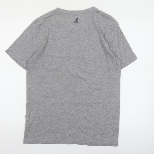 Kangol Original Men's Grey Crew Neck Short Sleeve T-Shirt M